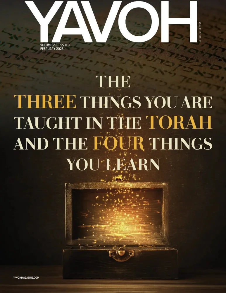 The Three Things You Are Taught in the Torah and the Four Things You Learn