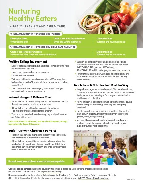Weight Stigma and Food Neutrality — Child Nutrition Council of MB