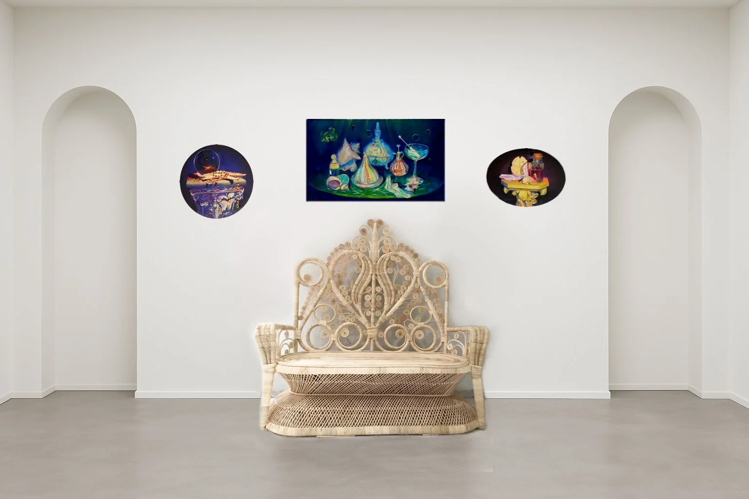 Omorose in gallery with art.jpg