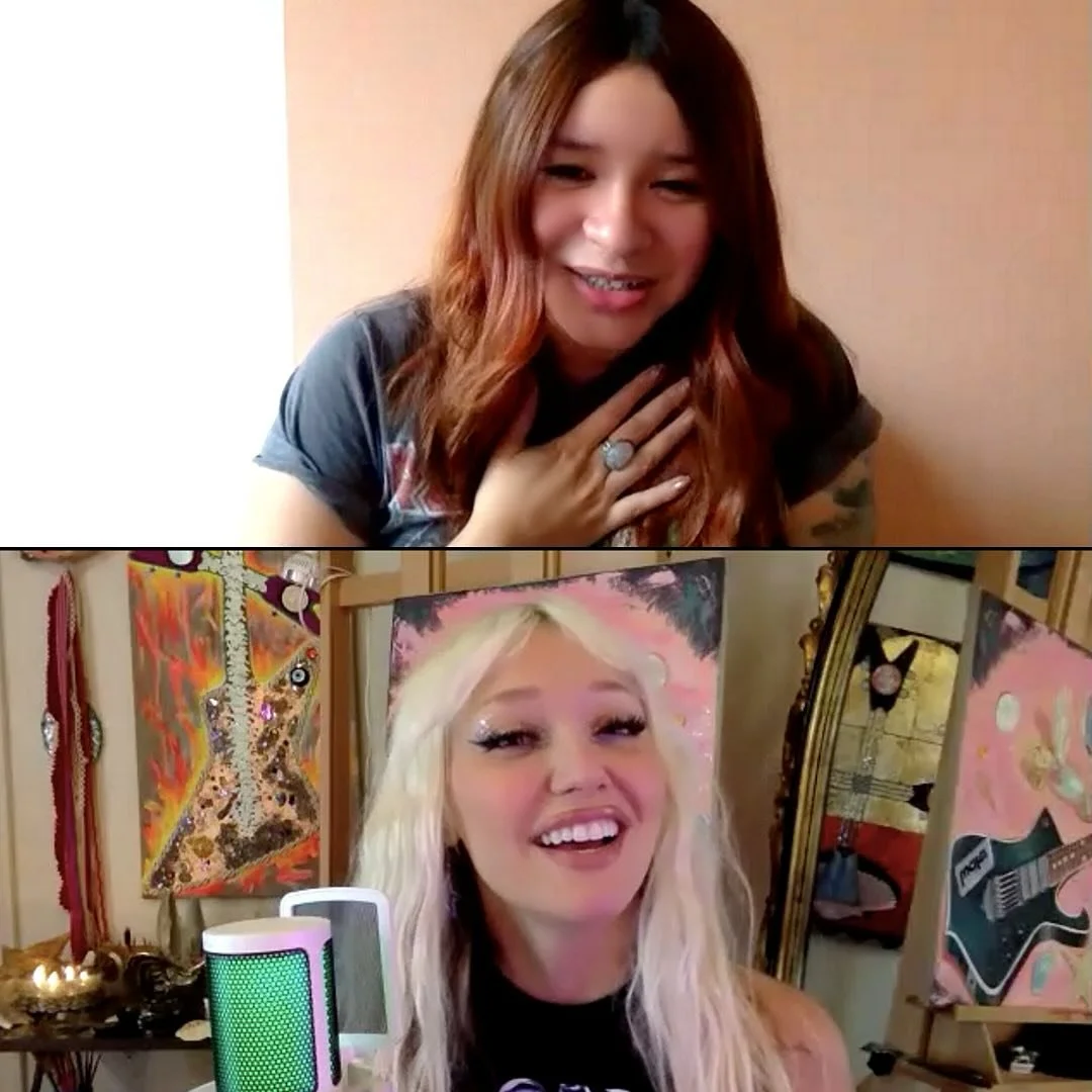 Jo Gamel&rsquo;s Rock Goddesses Ep. 88: @_arianna.cuenca_ of @nightbound_heavy ! Straight from Paraguay, meet the courageous spirit who sings for Nightbound and generously uses her gifts to create meaning and hope for others - she even pulls a tarot 