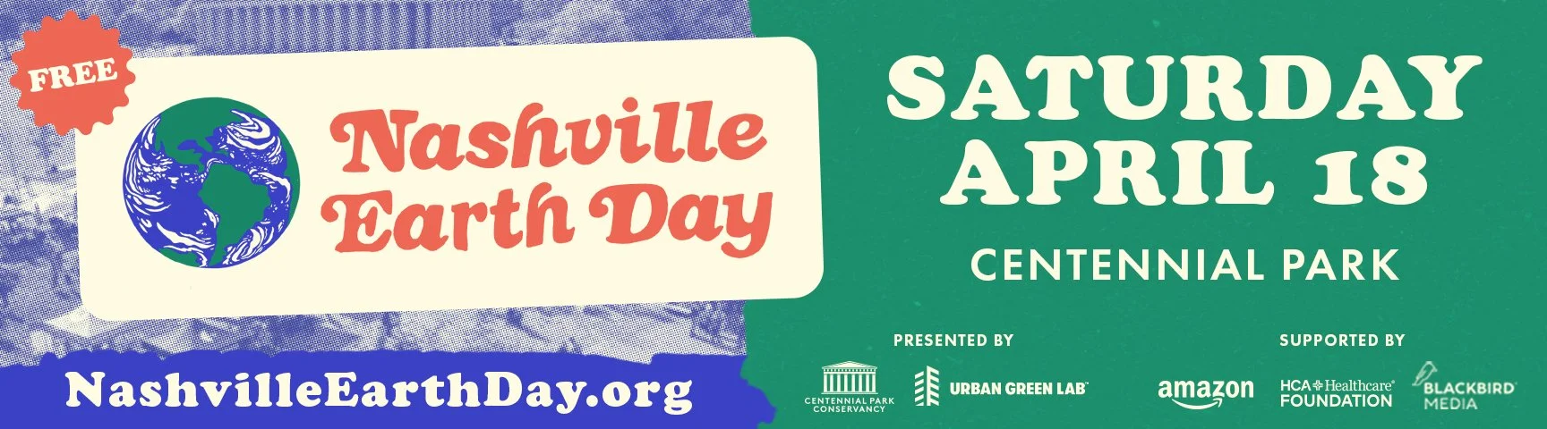 Details for Centennial Park Conservancy’s 2026 Nashville’s Official Earth Day Celebration Announced