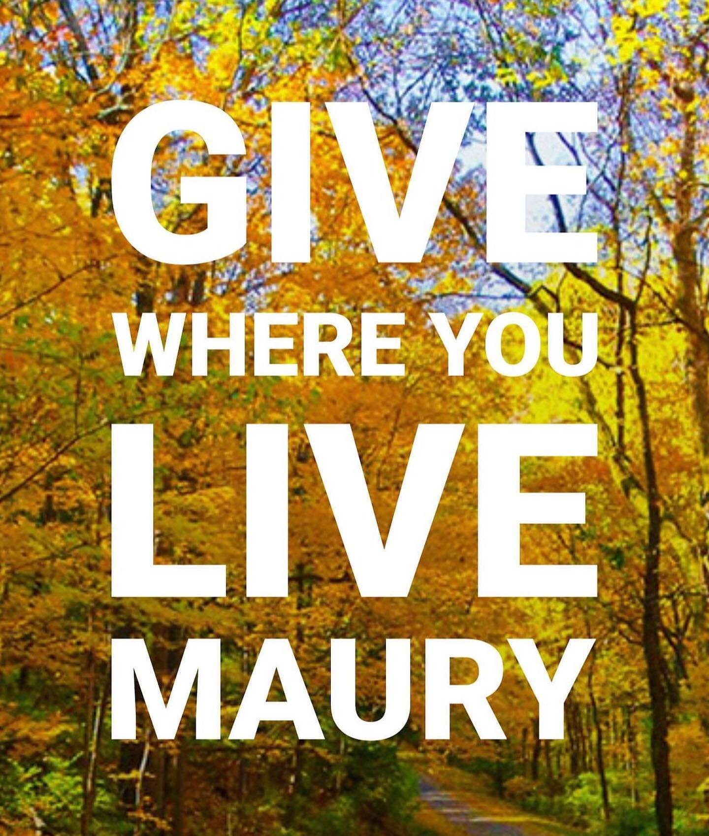 GIVING TUESDAY!

One of the many amazing things about Maury County is our love for our community and it&rsquo;s people. Today, we have to opportunity to give back and support our local nonprofits. All funds will go directly to the nonprofit of your c