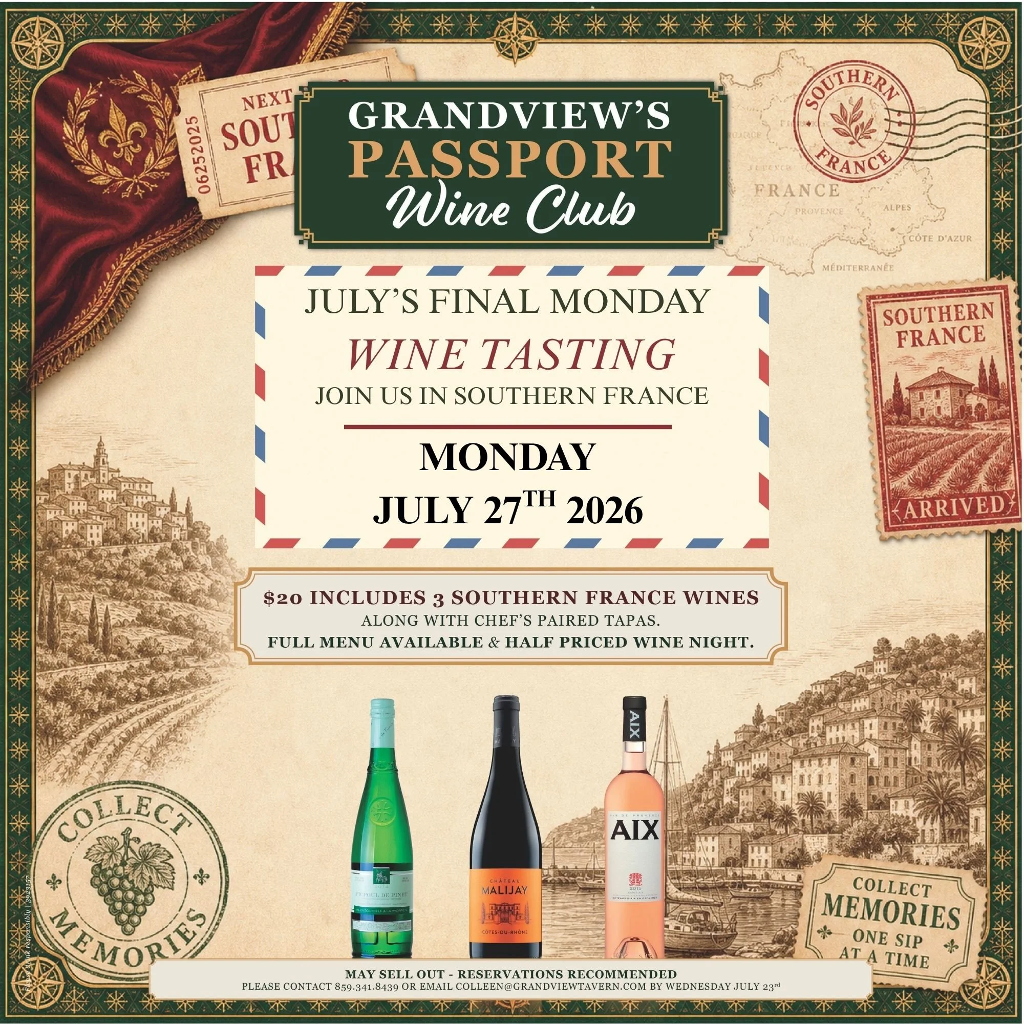 WINE PASSPORT CLUB TASTING