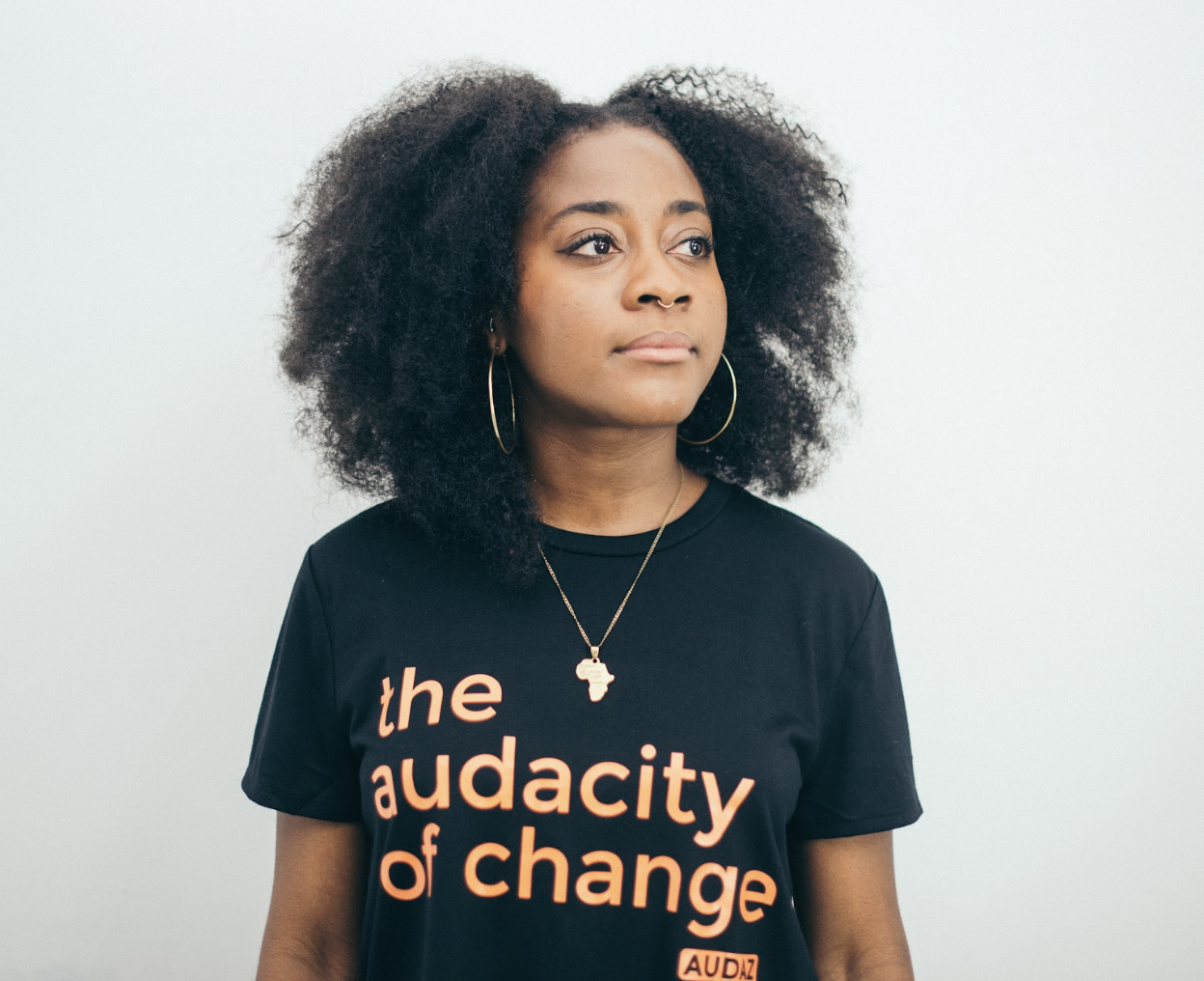 Audacity of change crop top
