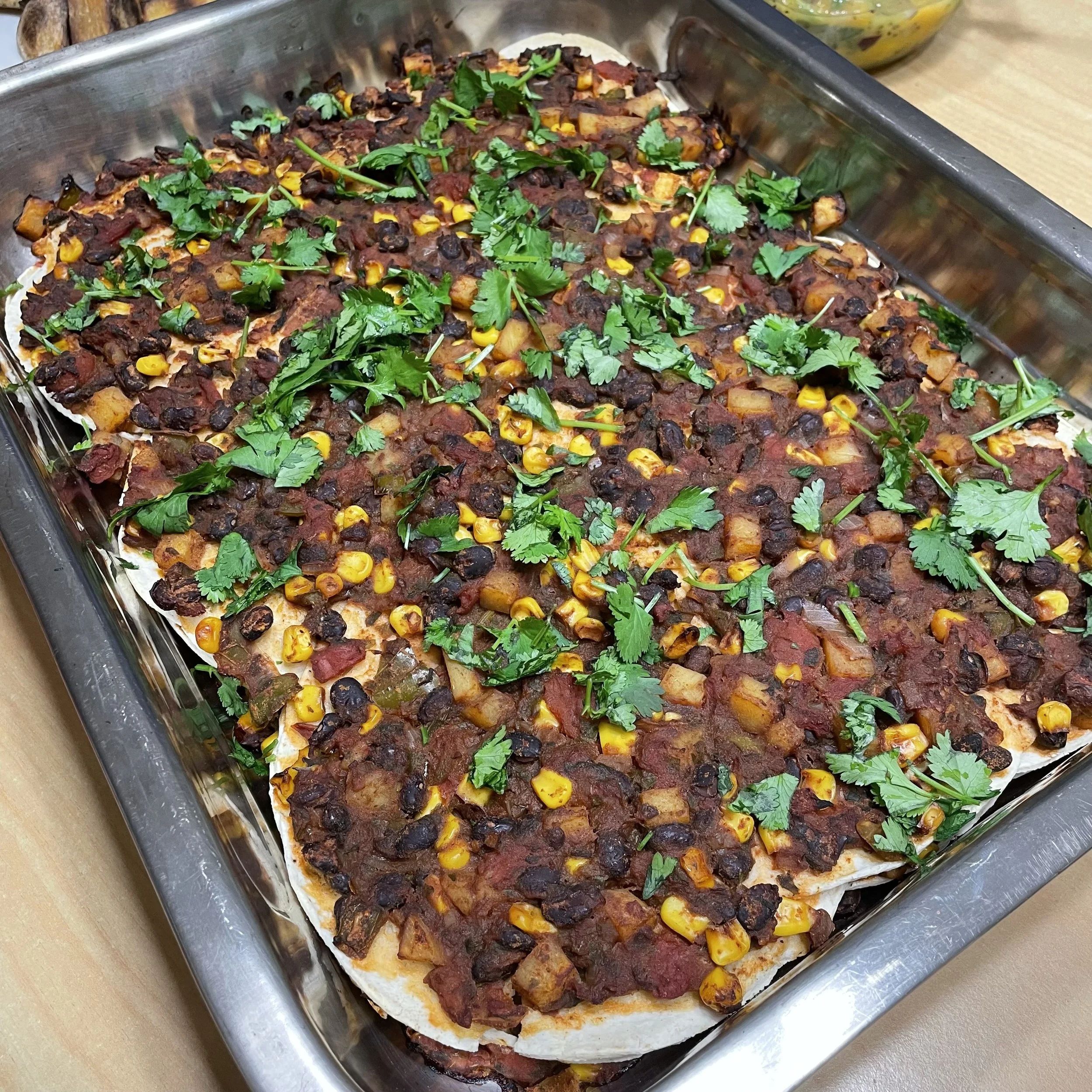 CHILLI BEAN TORTILLA BAKE