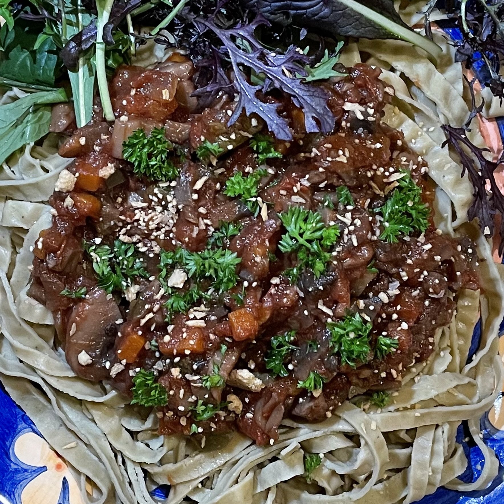 MUSHROOM BOLOGNESE