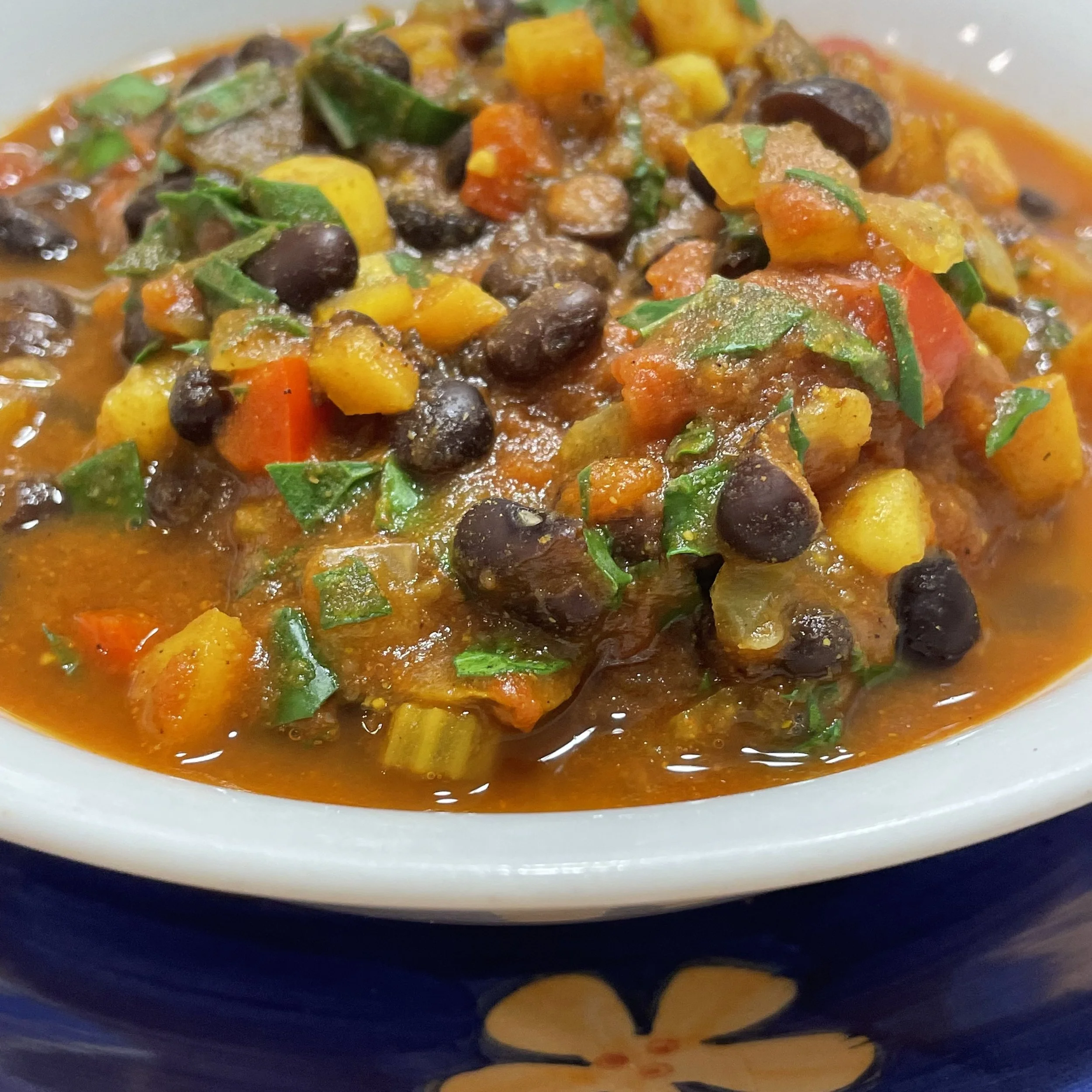 MOROCCAN SPICED BLACK BEAN STEW