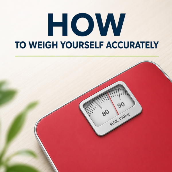 HOW TO WEIGH YOURSELF ACCURATELY
