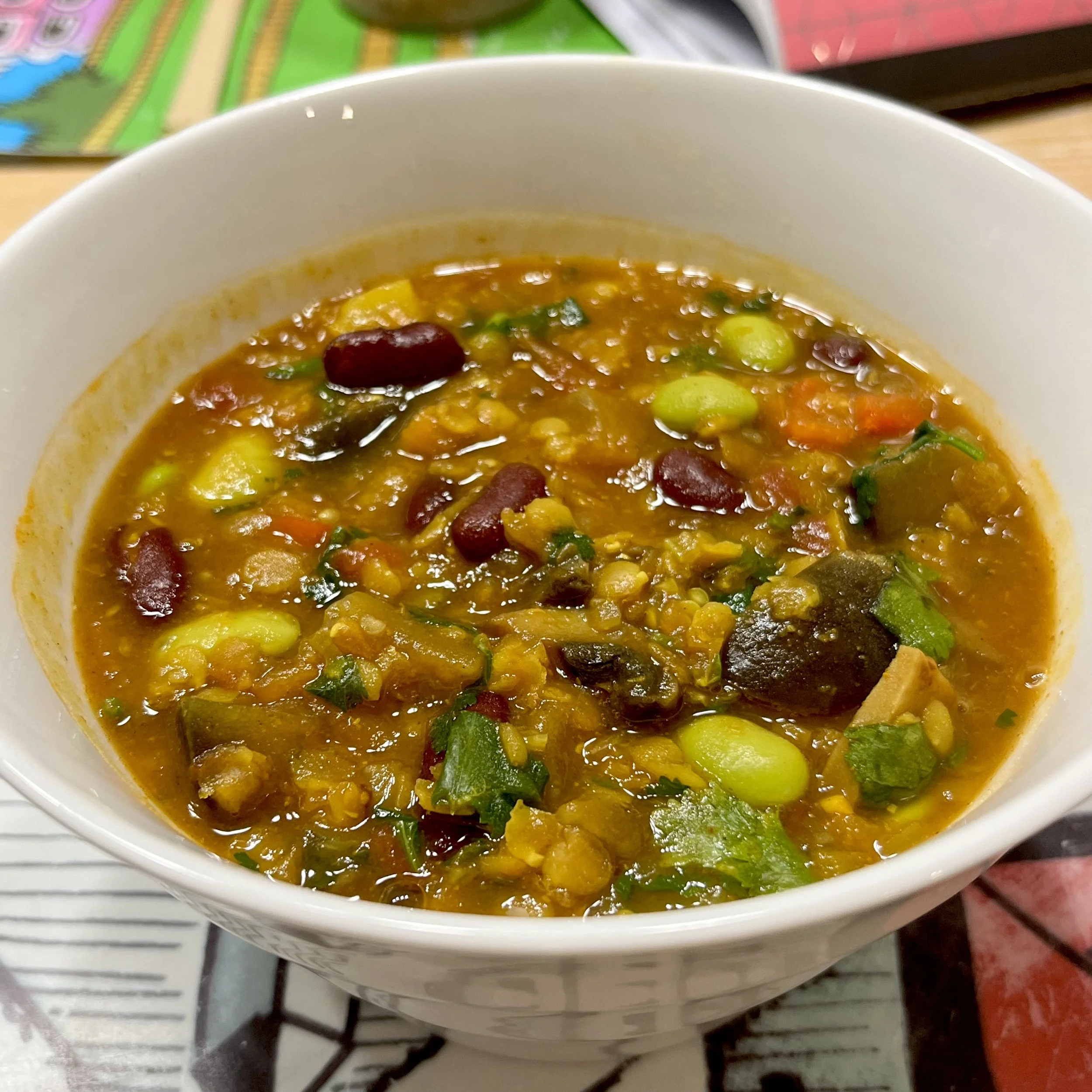 HEARTY LENTIL &amp; VEGE SOUP