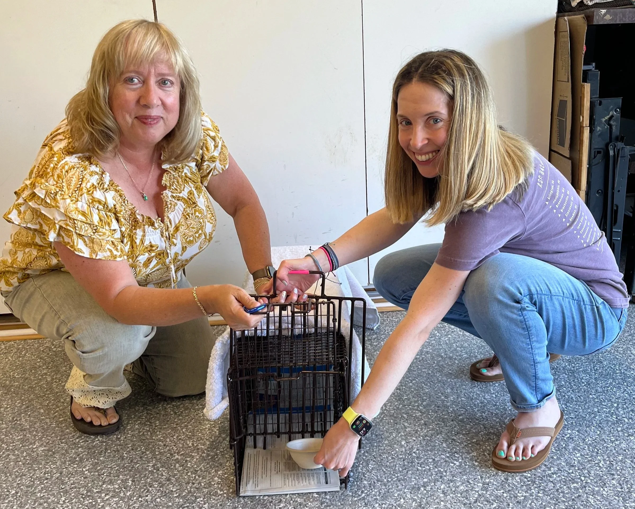 Lori and Laura former SVPP fosters TNR volunteers