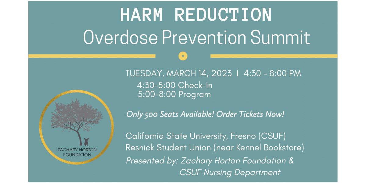 Harm Reduction Overdose Prevention Summit — Zachary Horton Foundation