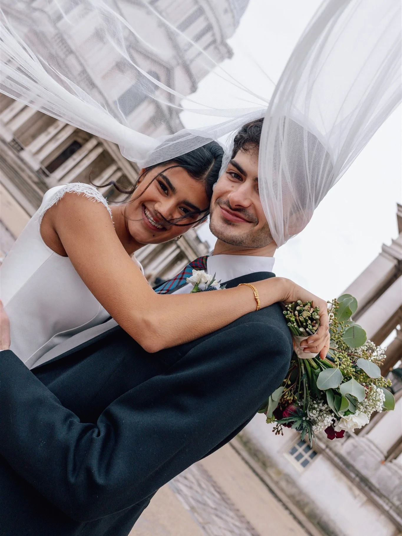 Elizabeth &amp; Isaac

E&amp;I managed to plan the most amazing wedding in a matter of months! 

Isaac&rsquo;s uncle &amp; godfather married them in their parish church, followed by dinner &amp; dancing at the stunning painted hall at the Royal Naval