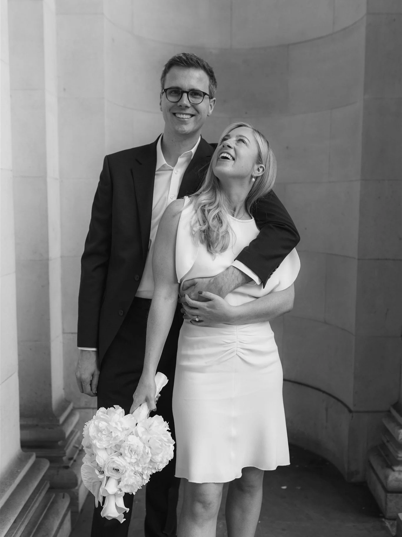 Jenni &amp; Denzel at Marylebone Town Hall 

London wedding photographer
Editorial wedding