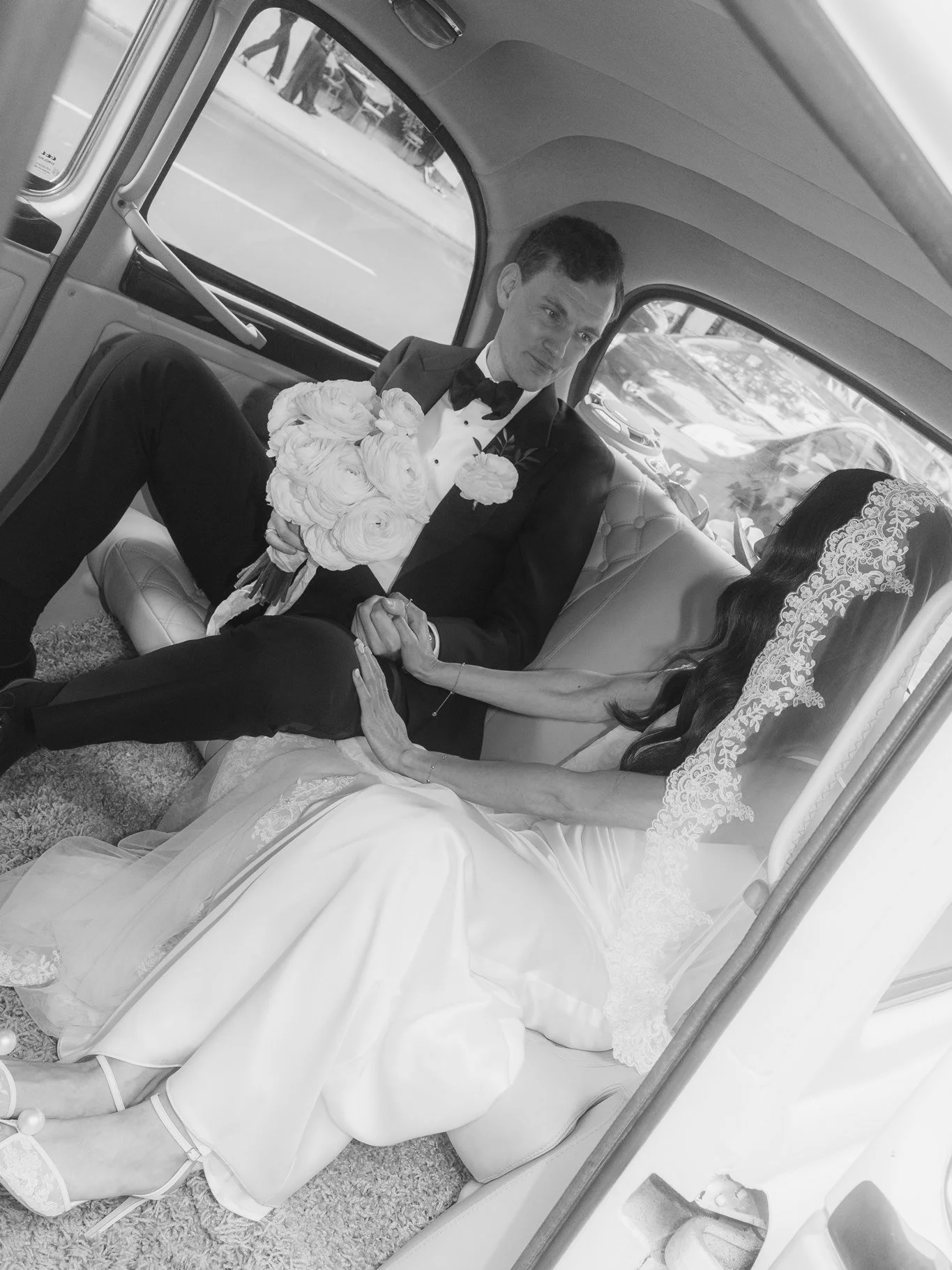 A few more from Sufi &amp; Marc&rsquo;s gorgeous day 🤍
The best day celebrating this lovely couple,
Sufi got ready at @claridgeshotel before travelling to Chelsea town hall together to tie the knot, followed by lunch &amp; drinks at Daphne&rsquo;s

