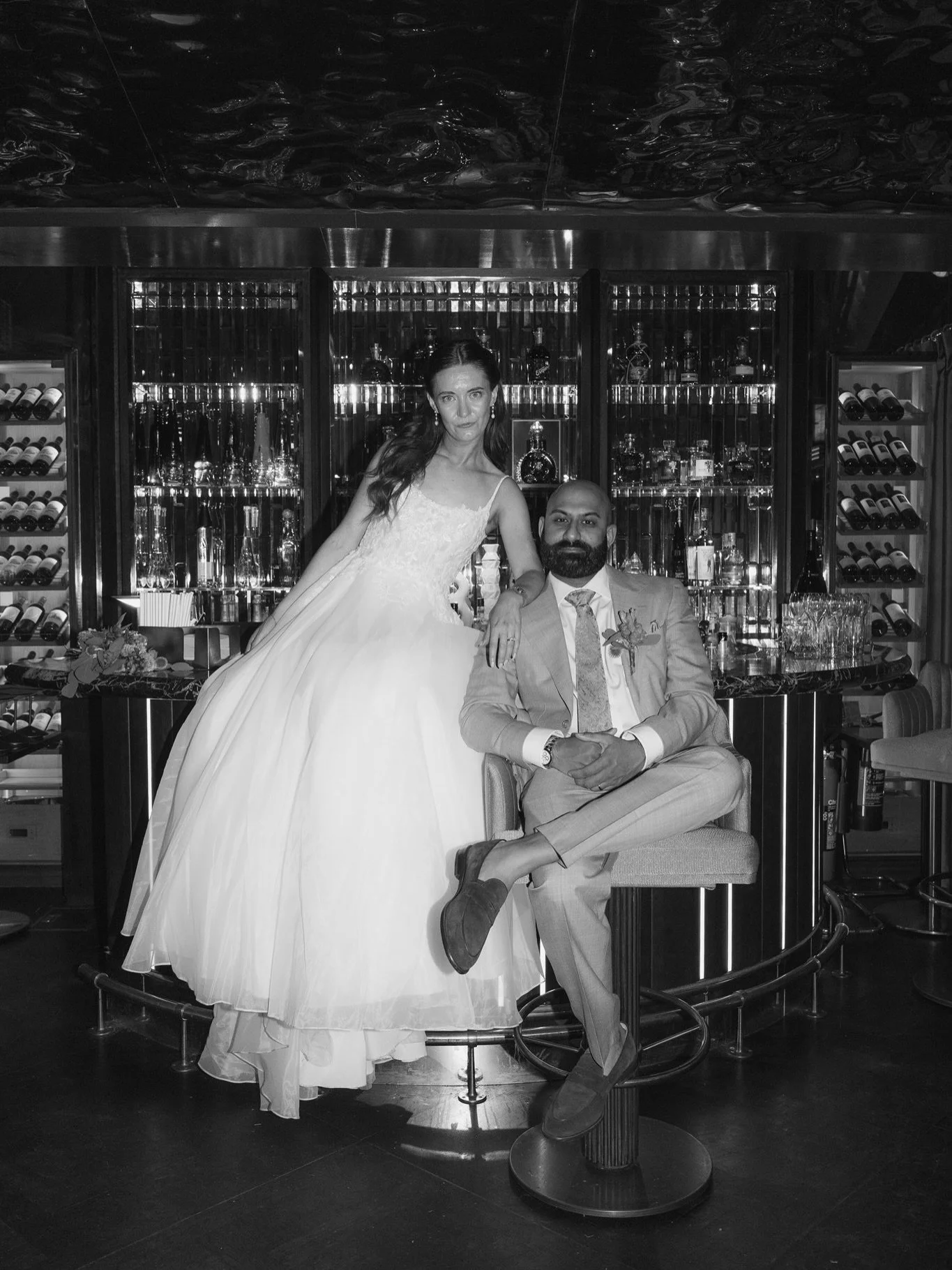 Jess &amp; Rishi

A few black &amp; white faves from the day 🤍

Dress @eveliebridal 
Hair and makeup @francescamariabridal 
Cake @luminarybakery 
Venues @adaytoremember @vatavaranlondon @hollywoodarmschelsea