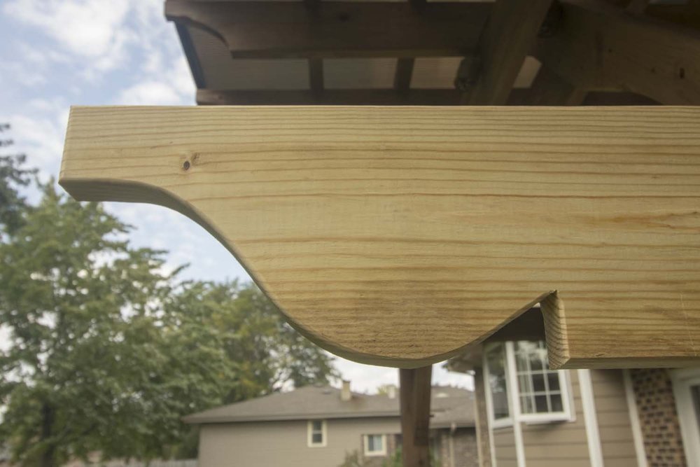 Rafter Tail Cutting Templates | Apex Pergola Design