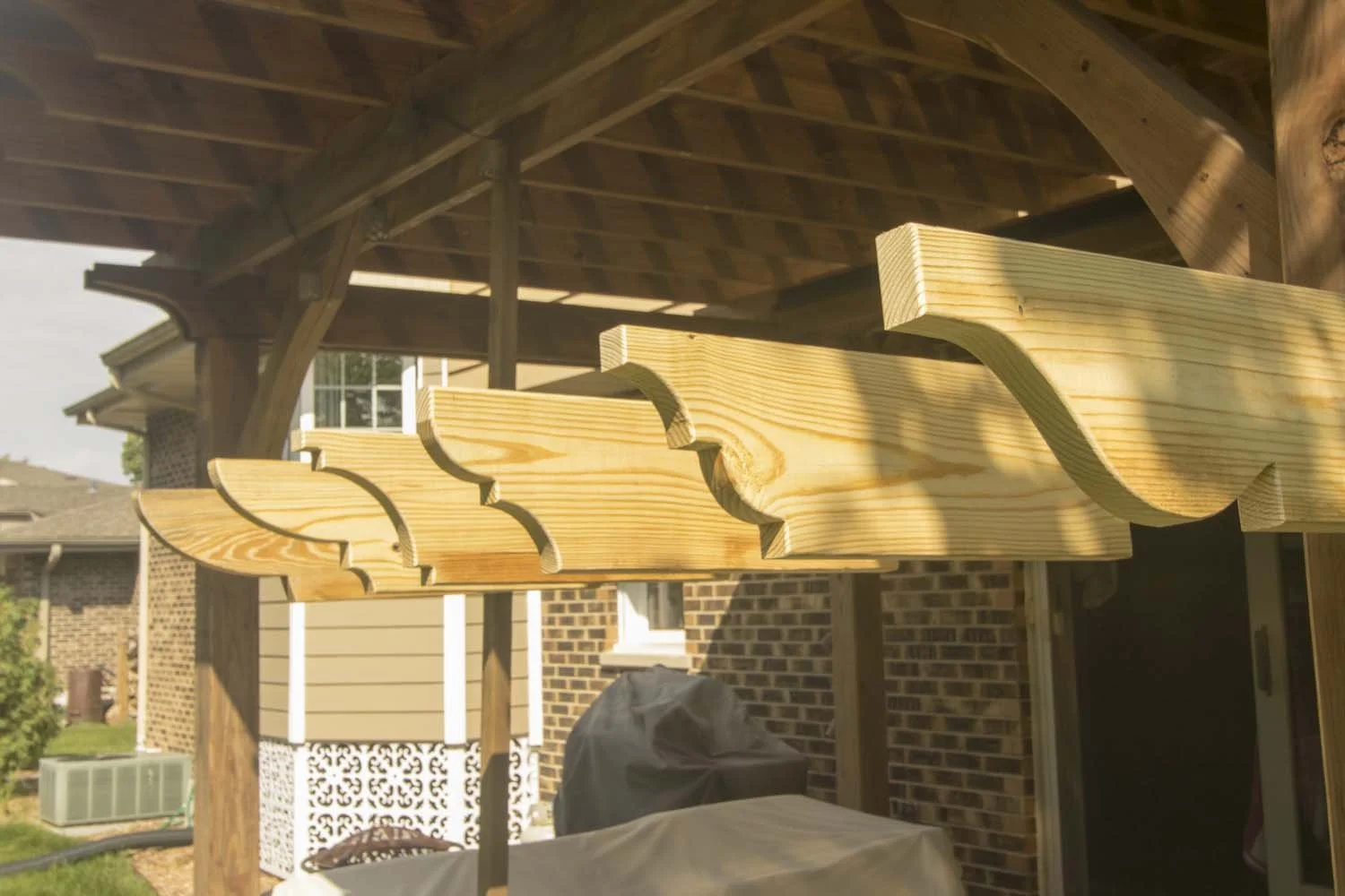 Rafter Tail Cutting Templates Apex Pergola Design