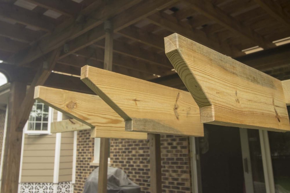 Rafter Tail Cutting Templates | Apex Pergola Design