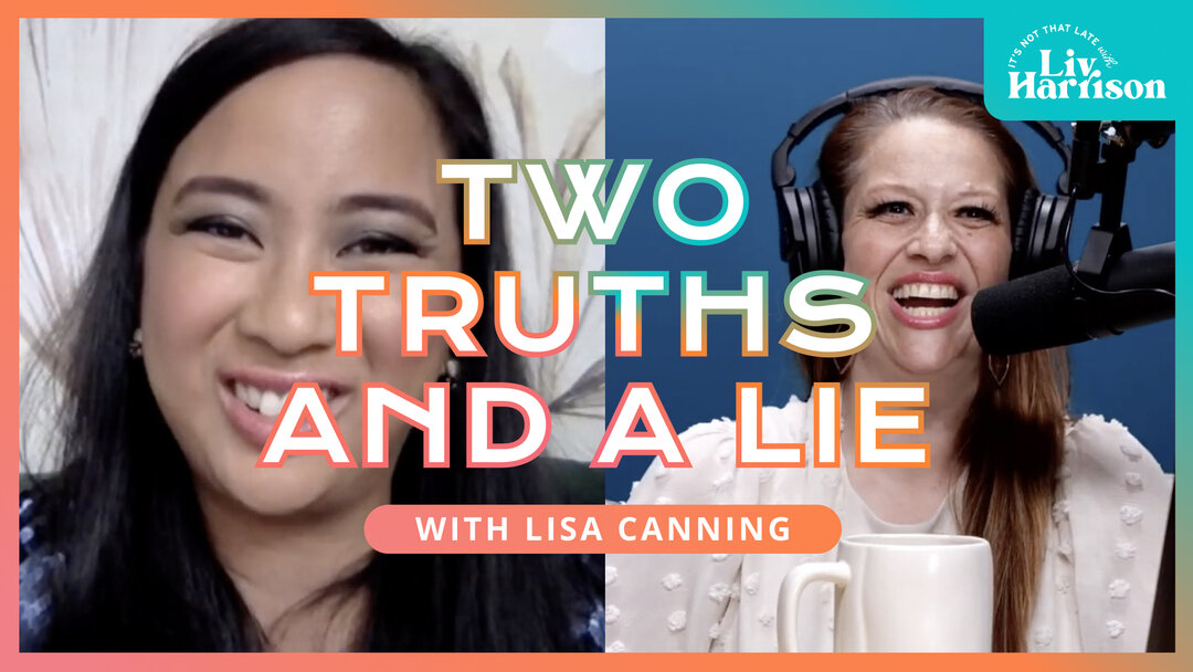 Throwing it back to one of the very first guests on It's Not That Late - the incredible Lisa Canning! One of my favorite parts of hosting this show was playing games with each of my guests - Lisa and I took a few minutes to play a quick round of &quo