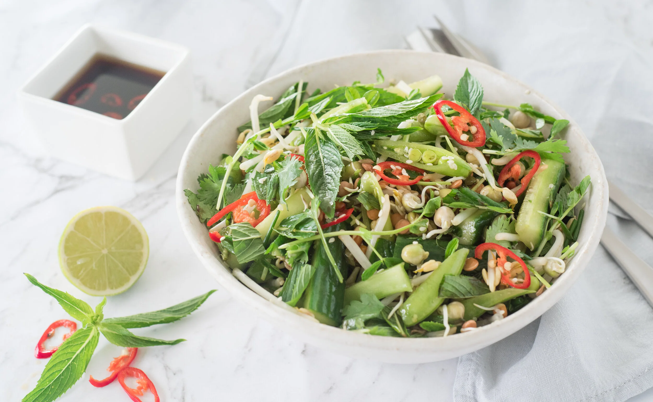Asian Sprout Salad