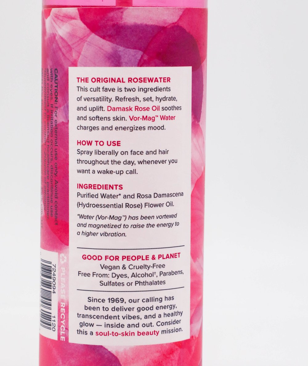 rose water high vibration SACRED ROSE WATER – RELIQUARY main image 1