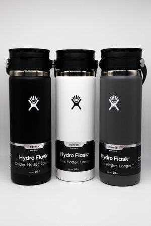 Hydro Flask 20 oz Bottle with Flex Sip Lid (White)