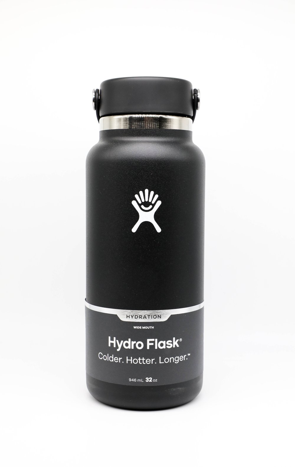 Hydro Flask 32 oz. Wide Mouth Flex Cap Water Bottle - Black