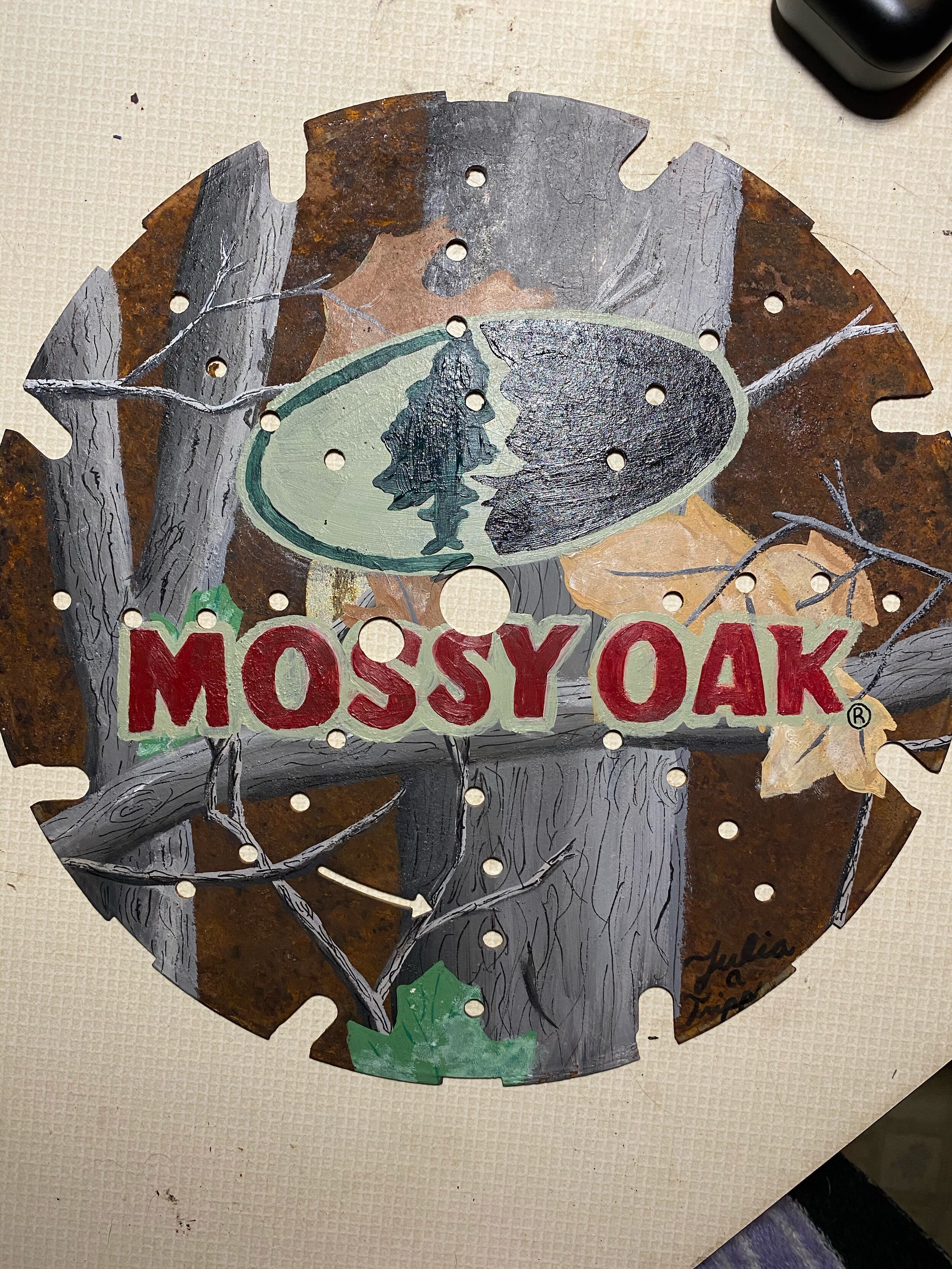 Saw Blade Paintings