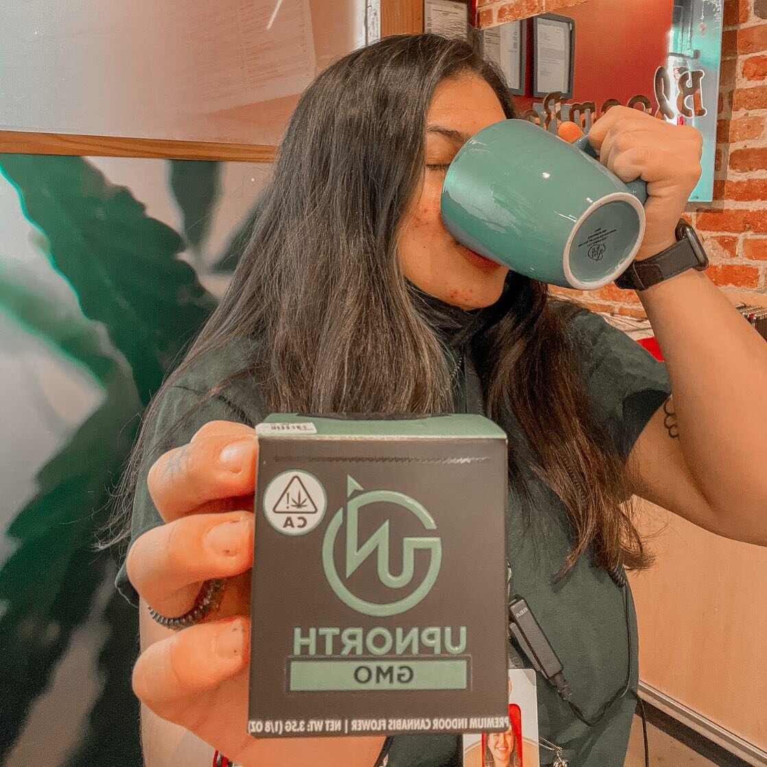 Coffee in my ✨cup✨, Weed in my ✨blunt✨. 

Starting our day right with a cup of coffee and @upnorthcannabis GMO testing at 43.7(%)!!!! 🔥😵&zwj;💫 
#bloomroomdispensaries #humpday #bayarea #california #ouid #dispensary #notforsale #wakeandbake