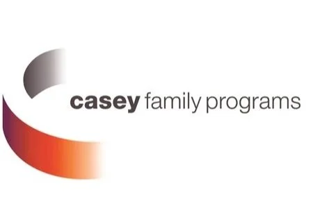 Casey Family Programs logo with a stylized abstract design and the text 'casey family programs'.