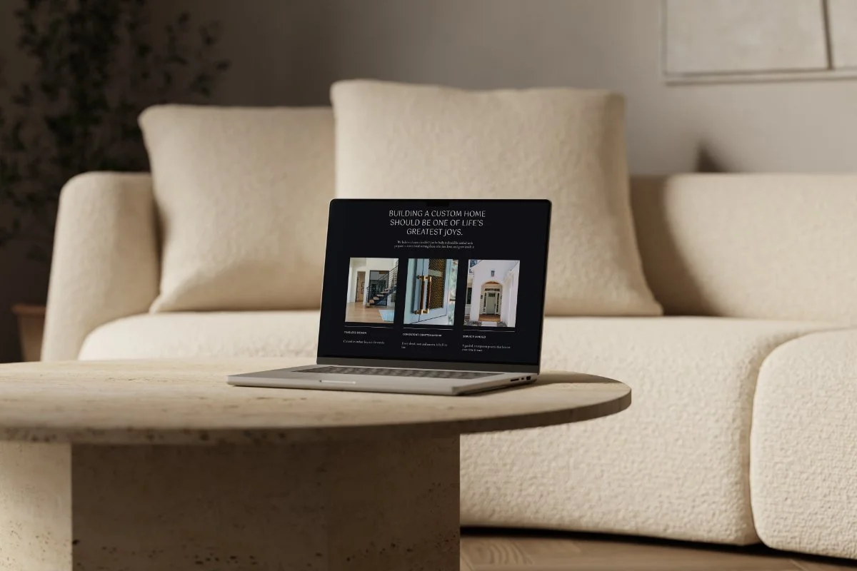interior design website strategy