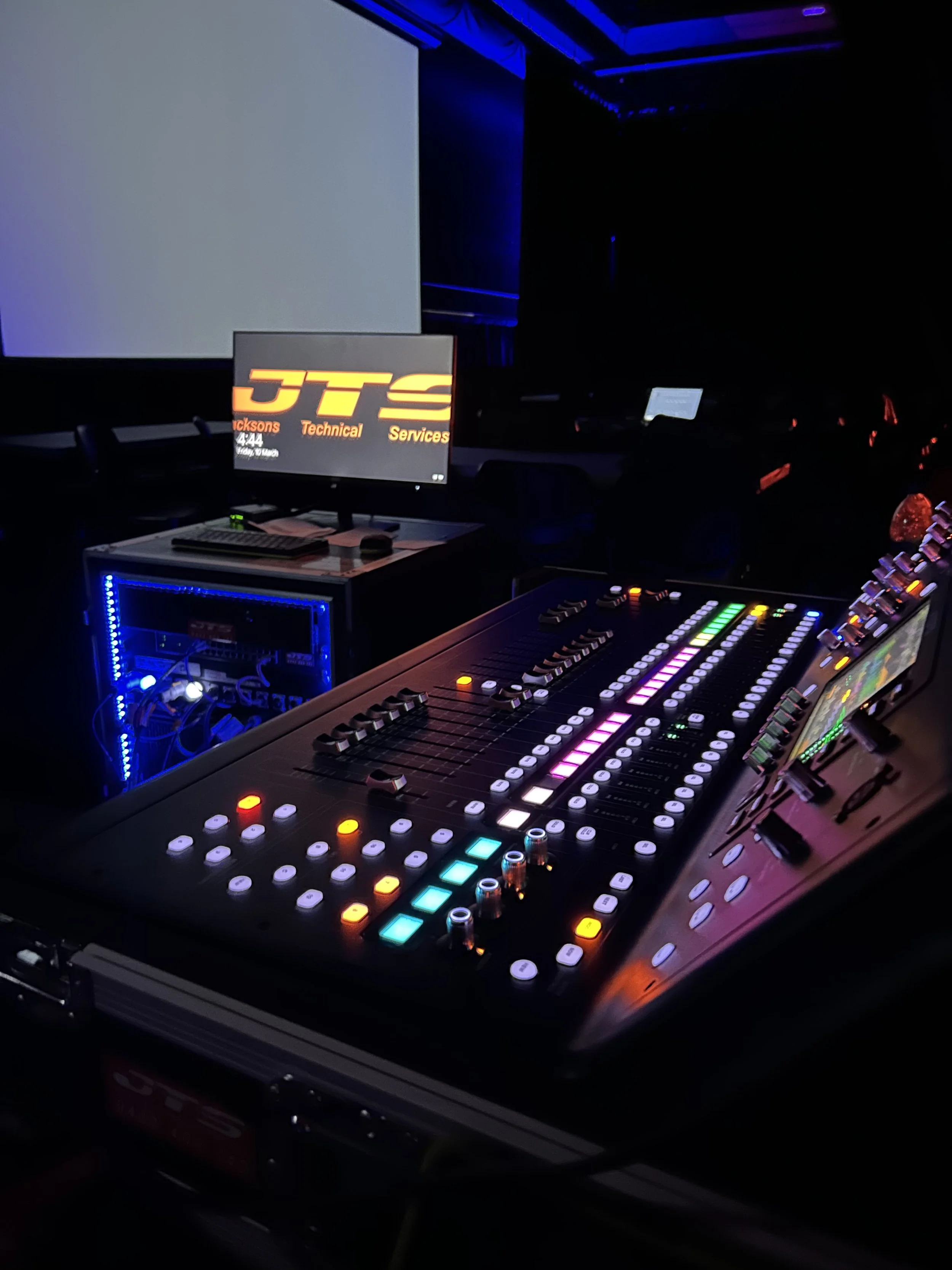 Sound and Lighting operator area