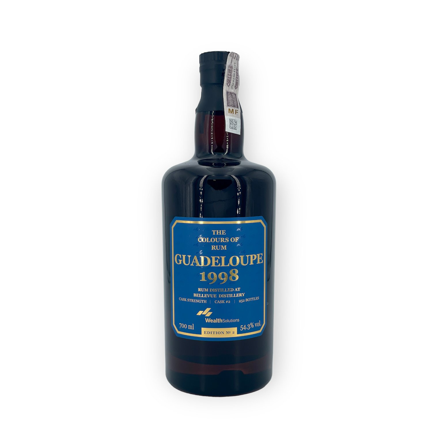 Bellevue 1998, 23 years, Guadeloupe edition No. 2 — Colours of Rum