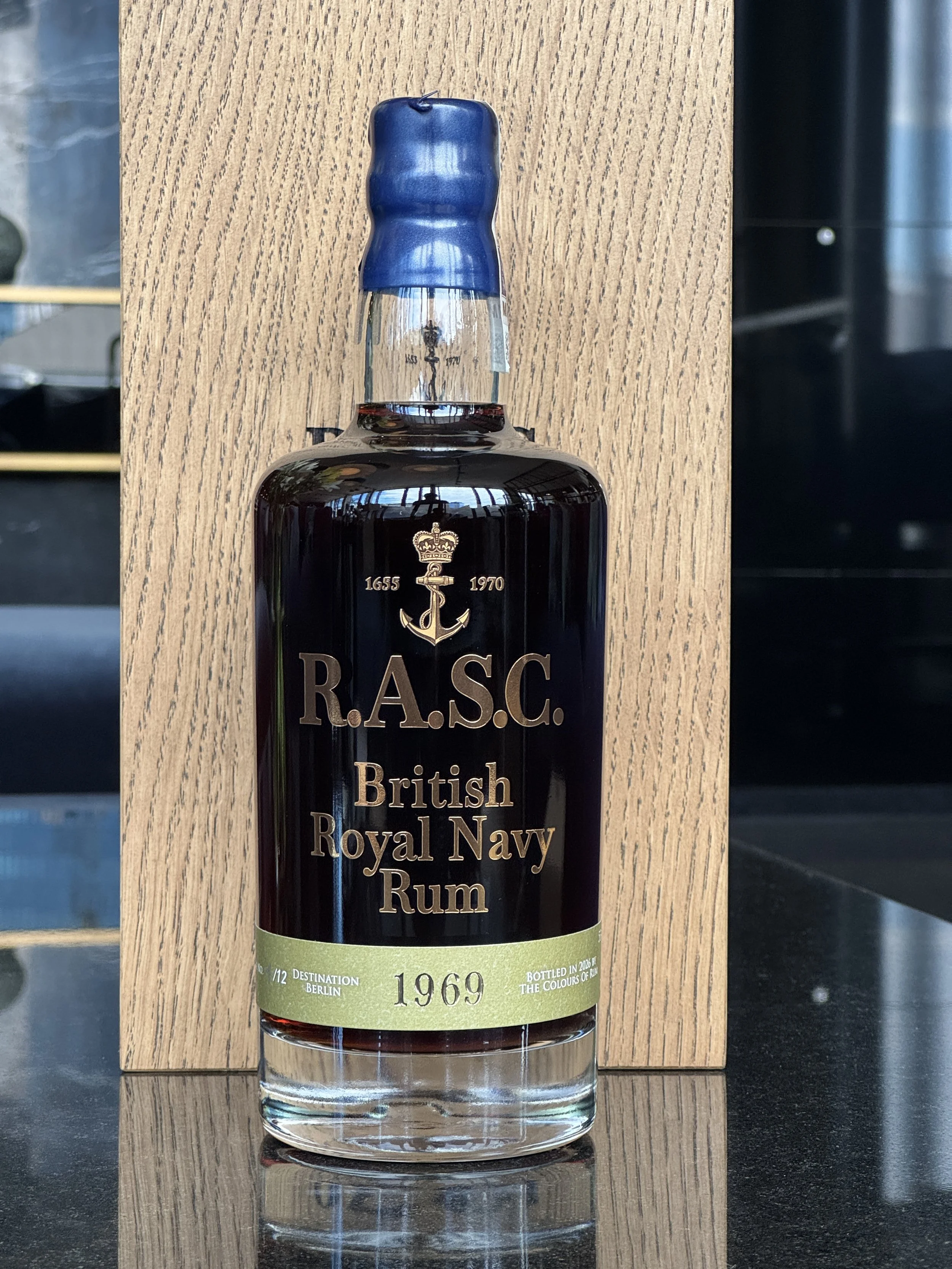 British Royal Navy Rum - R.A.S.C. 1969 - III