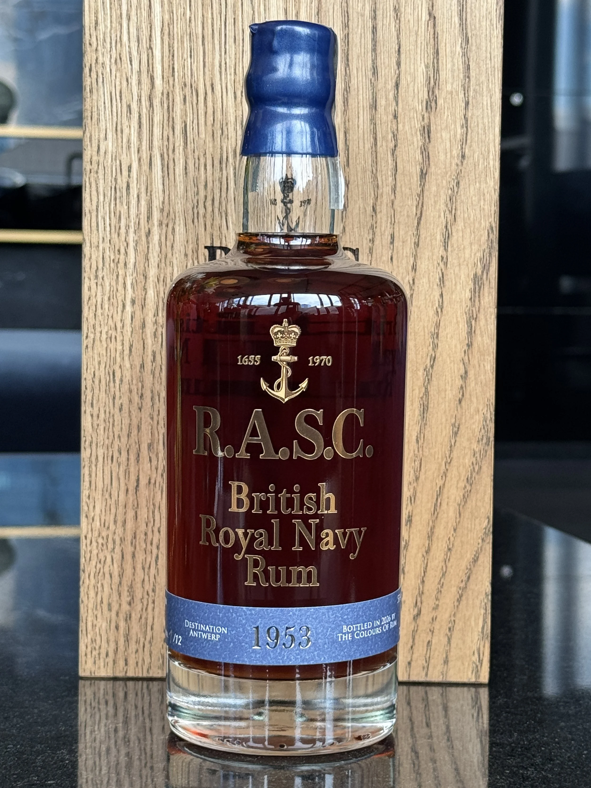 British Royal Navy Rum - R.A.S.C. 1953 - IV