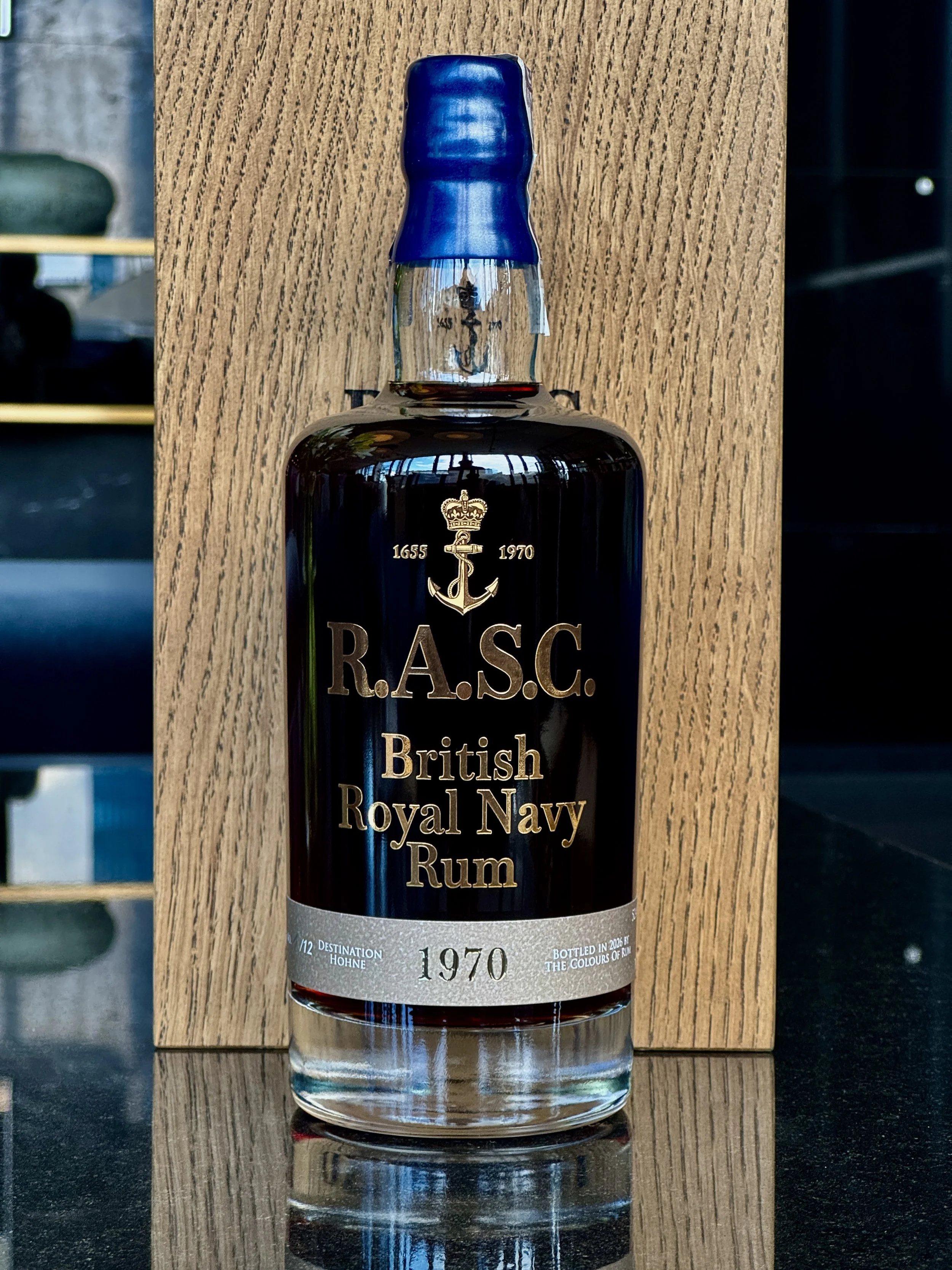 British Royal Navy Rum - R.A.S.C. 1970 - I