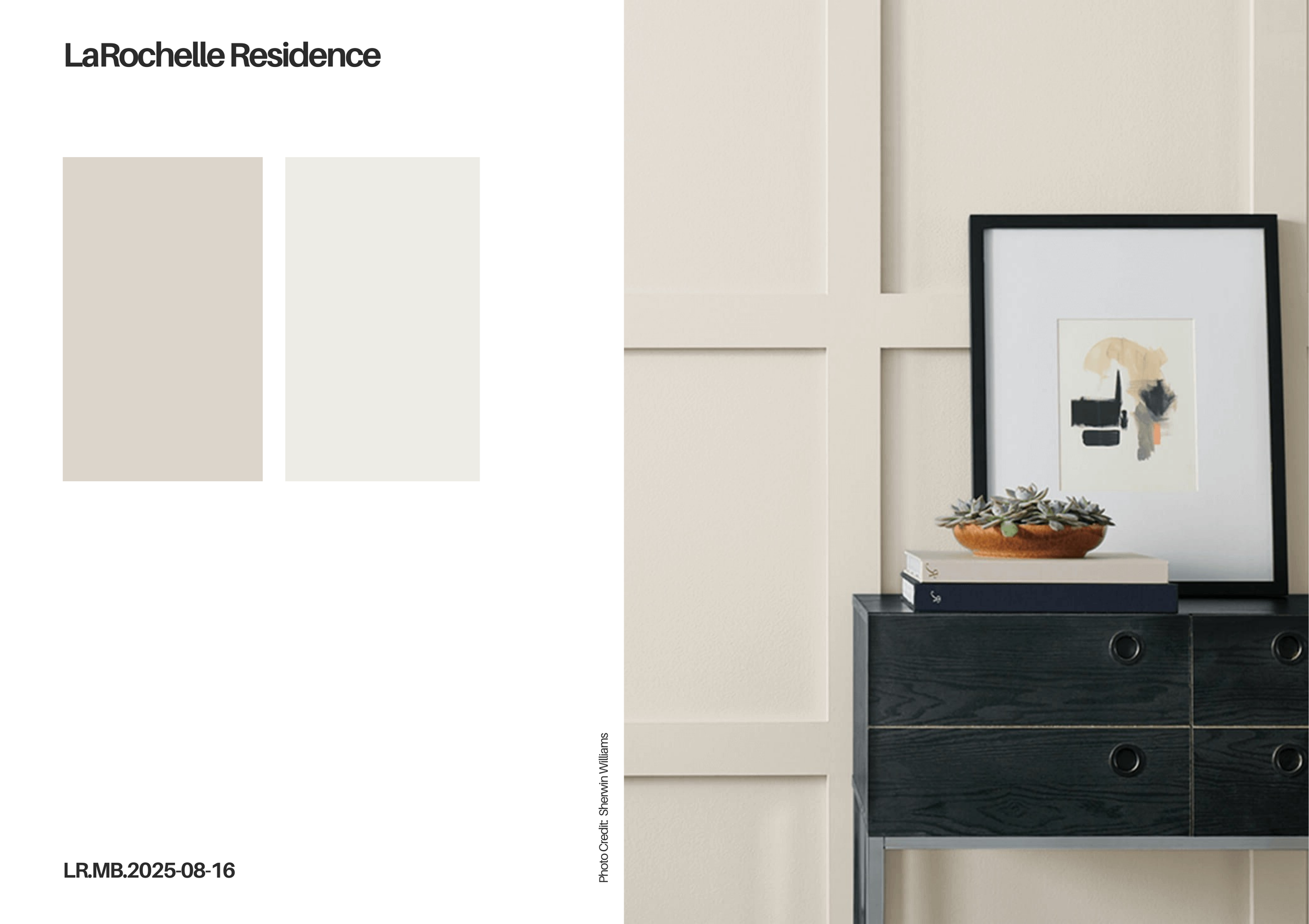 The selected colours, soft whites and subtle neutrals, introduce a quiet clarity to the interiors. They amplify natural light, bring balance to the architecture, and allow the home’s existing finishes to feel intentional and cohesive. Even with a pai
