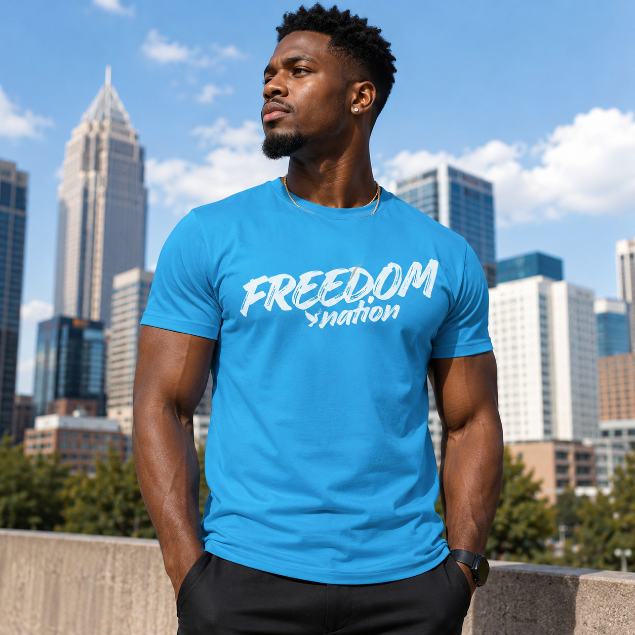 Freedom Nation Unisex "I Am Free" Graphic Tee