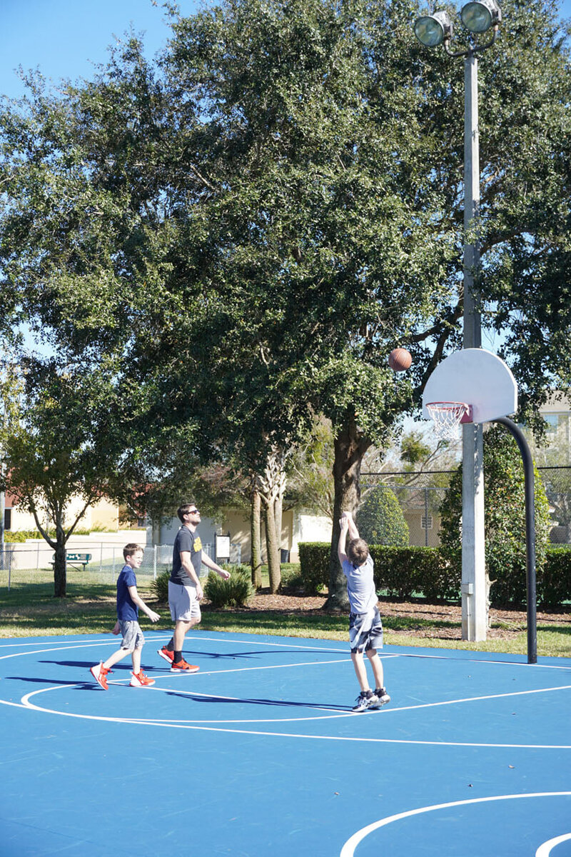  Walk right out the back door to a putting green, sand volleyball, basketball, tennis, grills, and pickle ball courts 