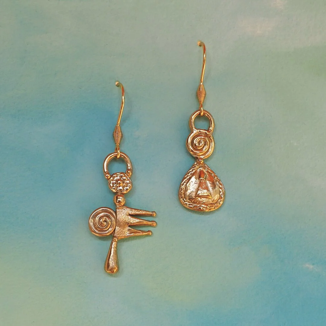 Lock & Key Earrings