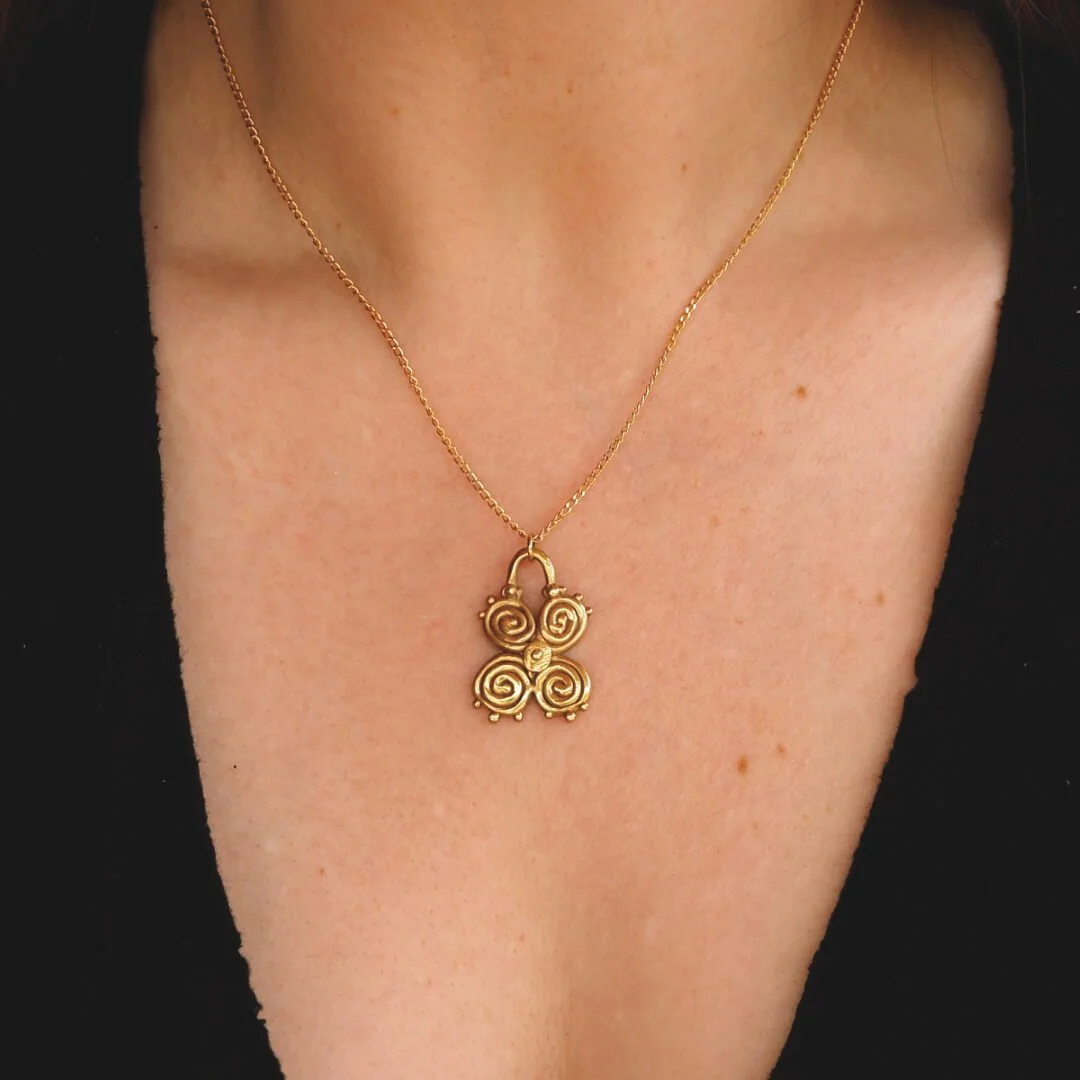 dance of wings gold plated sterling silver necklace butterfly dance of wings bronze.jpg