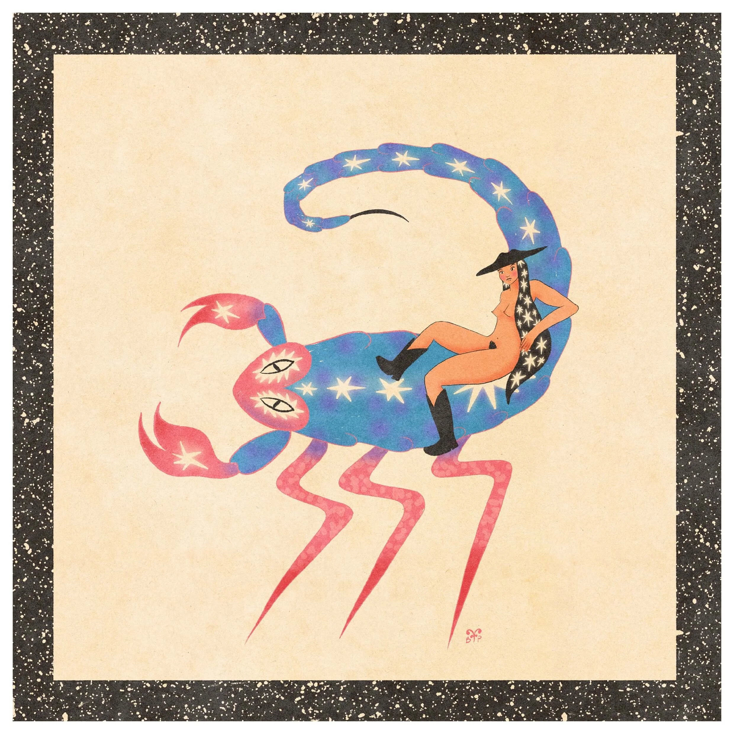 Western scorpio zodiac art print.jpg