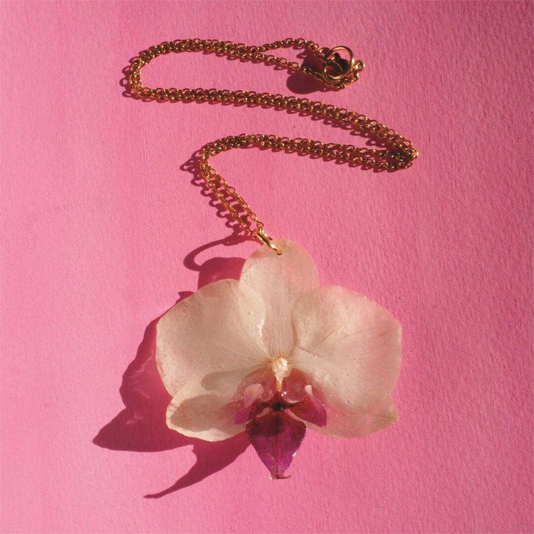 Orchid Necklace - SECONDS