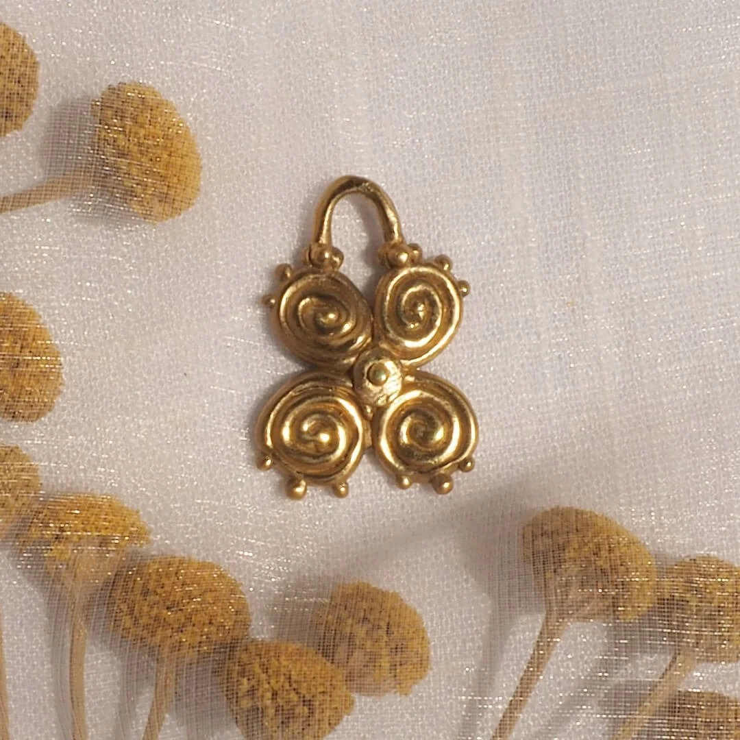 Garden butterfly charm pendant for custom jewellery.jpg