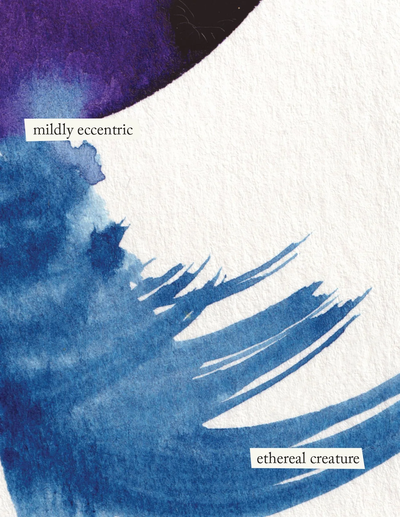 "Mildly eccentric ethereal creature" Greeting Card