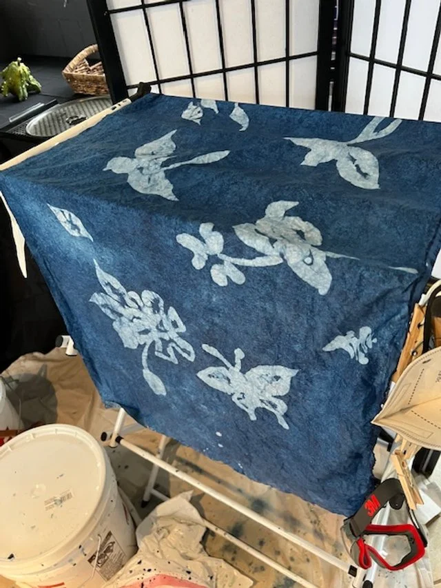 Indigo Dyeing and Eco Printing 