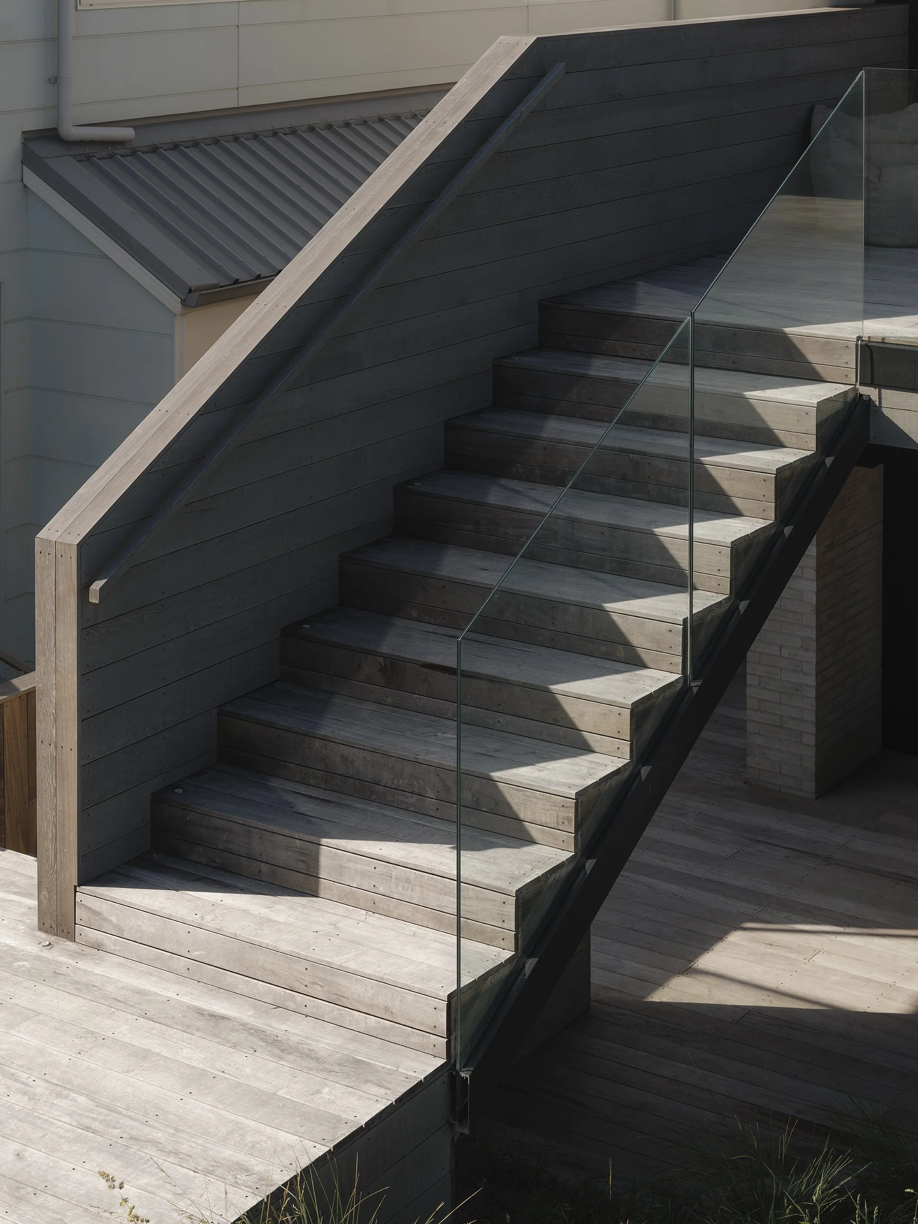 Exterior stair detailing