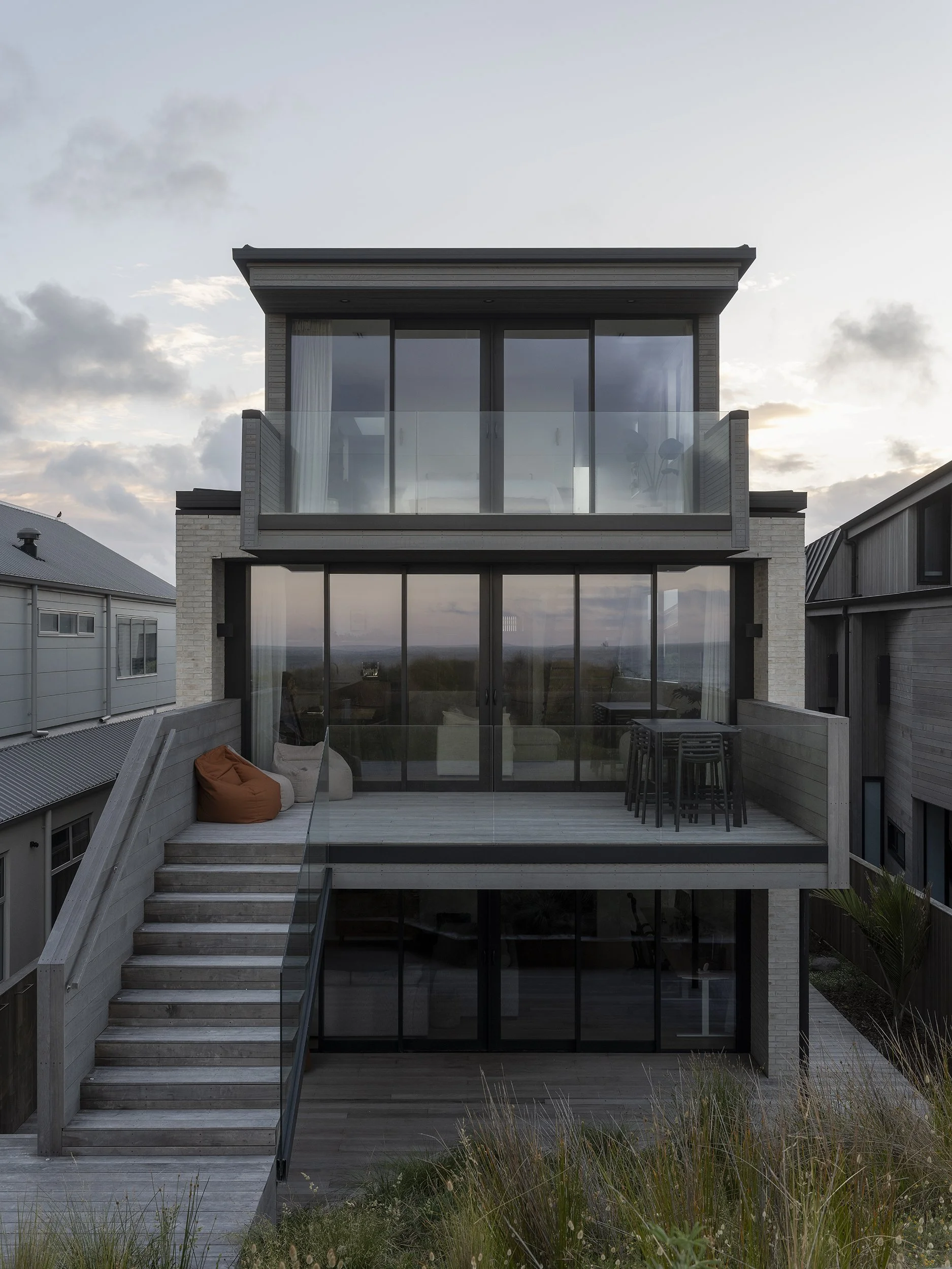 Beachside elevation