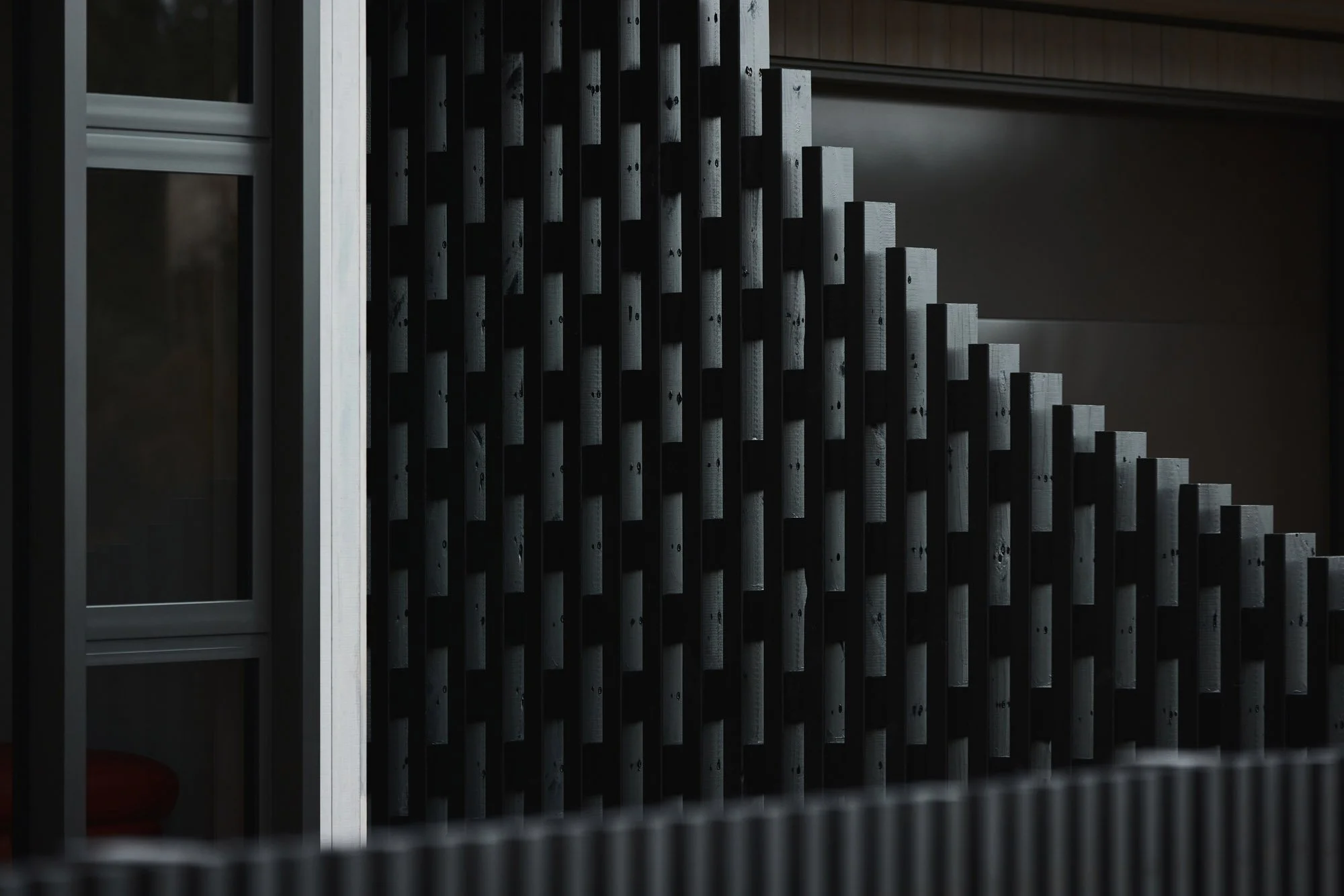 Studio Brick Architects Waihi Beach House timber batten screening