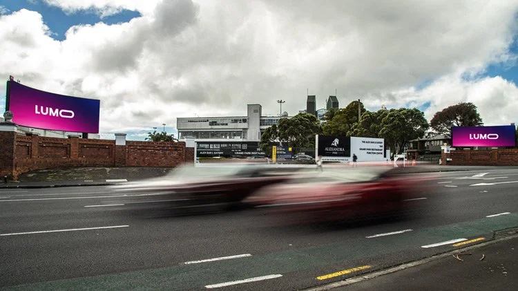 Ahead of the curve: LUMO bends the billboard rules at Alexandra Park